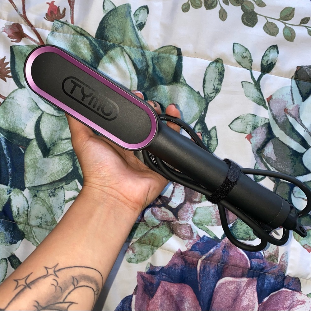 💜 TYMO Hair Brush Straightener 💜